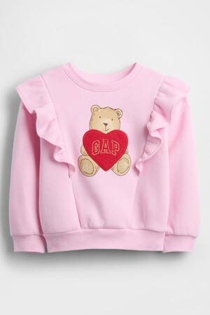 babyGap Ruffle Brannan Bear Sweatshirt