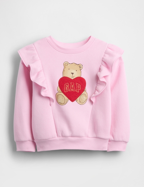 babyGap Ruffle Brannan Bear Sweatshirt