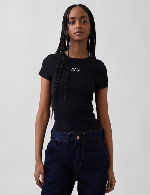 Modern Rib Gap Logo T-Shirt