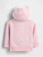 Baby VintageSoft Bear Logo Zip Hoodie