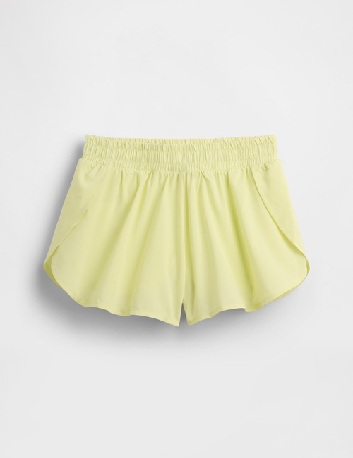 Kids Quick-Dry Butterfly-Hem Run Shorts