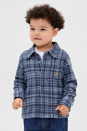 Baby & Toddler Plaid Button-Front Shirt