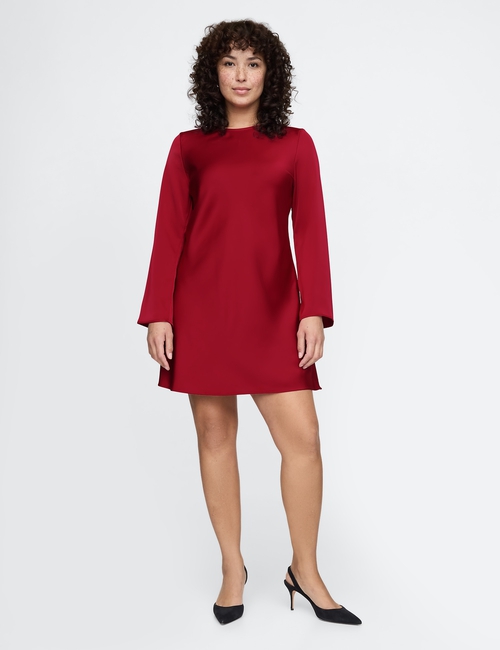 Recycled Satin Mini Dress