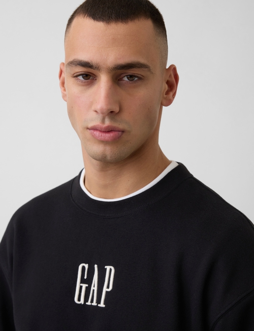 VintageSoft Oversized Logo Sweatshirt