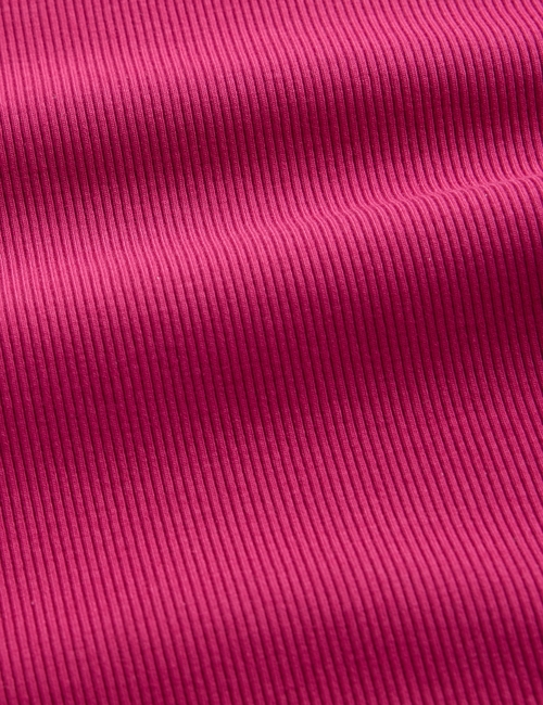LS BOW RIB DRESS