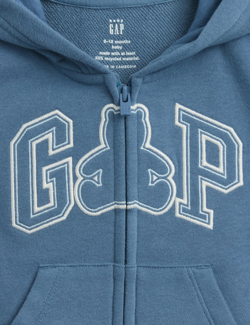 Baby VintageSoft Terry Gap Logo Zip Hoodie