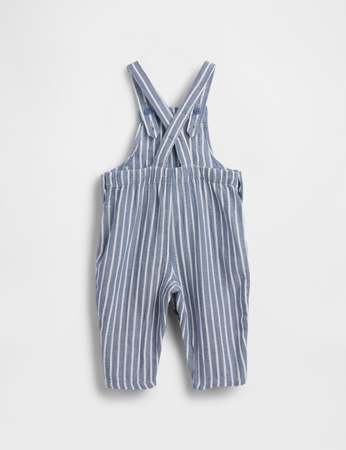 GAUZE STRIPE OVERALL
