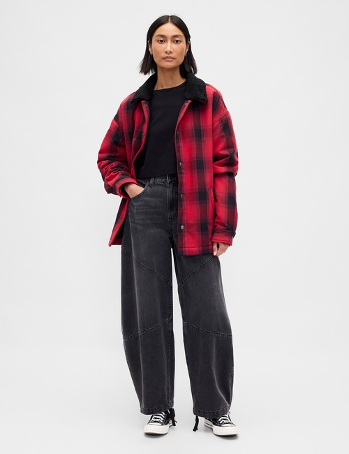 GAP X STRANGER THINGS PLAID JKT