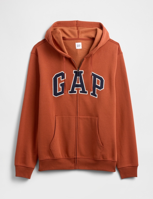 Relaxed Gap Logo Zip Hoodie