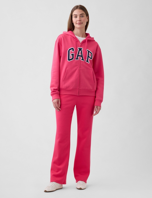 Relaxed Gap Logo Zip Hoodie