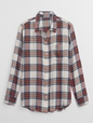 Relaxed Plaid Flannel Easy Shirt