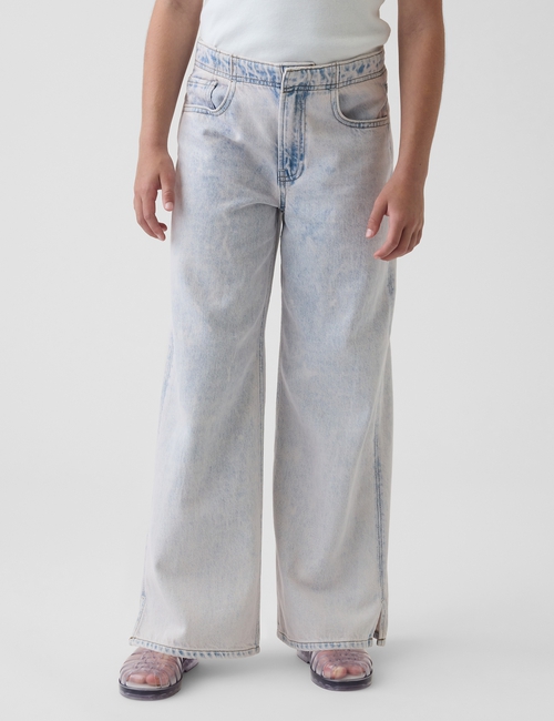 Kids Low Rise Stride Wide-Leg Jeans