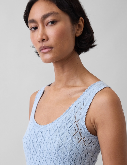 SL SCOOPNECK CROCHET MAXI