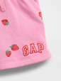 babyGap Logo Pull-On French Terry Shorts