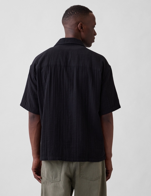 Boxy Gauze Vacay Shirt