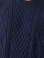 Relaxed Cable-Knit Sweater