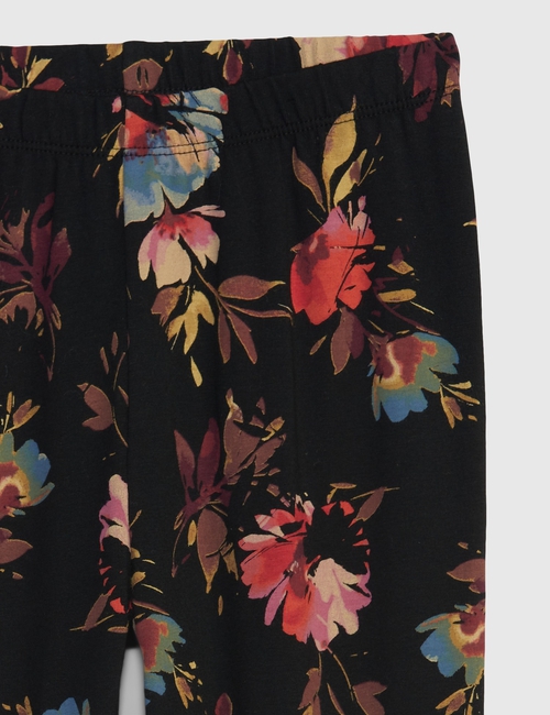 Kids Cotton Floral Leggings