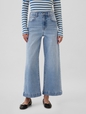 High Rise Wide-Leg Crop Jeans