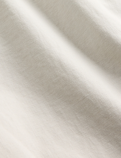 Linen-Cotton Relaxed Taper Pants