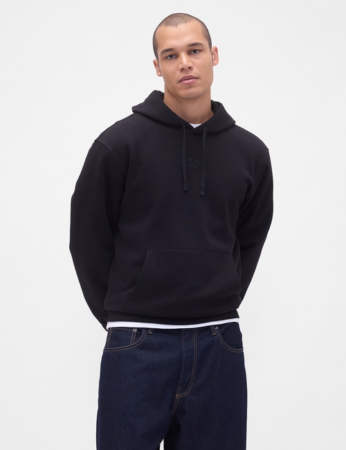 Relaxed Gap Mini-Logo Hoodie