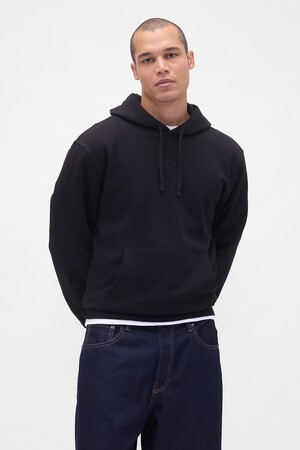 Relaxed Gap Mini-Logo Hoodie