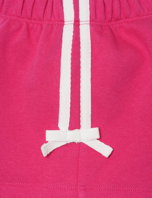 LS ATHLETIC FLC CREW X SHORT SET