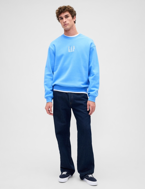 VintageSoft Oversized Logo Sweatshirt