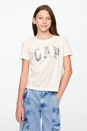 Kids Sequin Logo T-Shirt