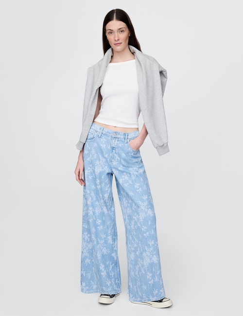 Mid Rise UltraSoft Baggy Jeans