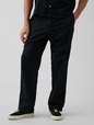 Linen-Cotton Relaxed Taper Pants