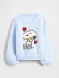 PNT SNOOPY BUBBLE SLV SWEATER