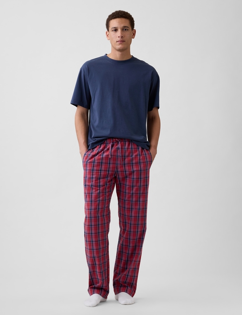 Relaxed Poplin PJ Pants