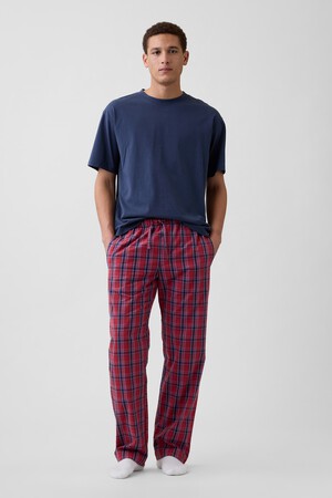Relaxed Poplin PJ Pants