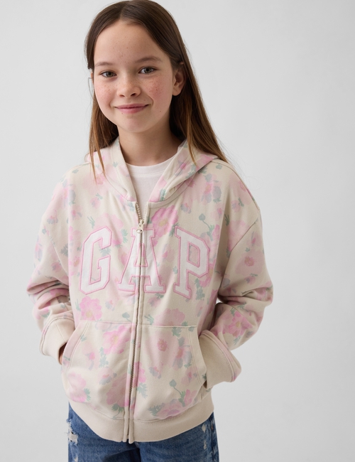 Kids Relaxed Gap Logo French Terry Zip Hoodie