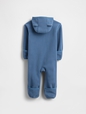 Baby Hooded Logo One-Piece