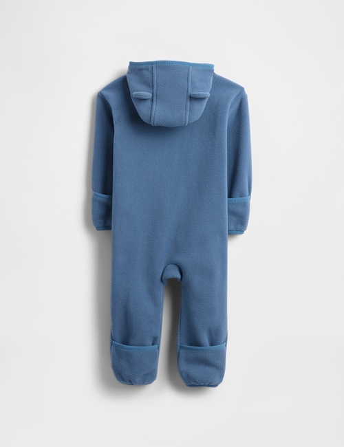 Baby Hooded Logo One-Piece