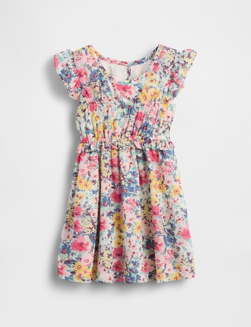 Baby & Toddler Smocked Ruffle Dress