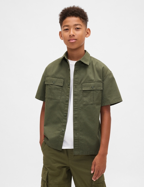 Kids Ripstop Utility Shirt