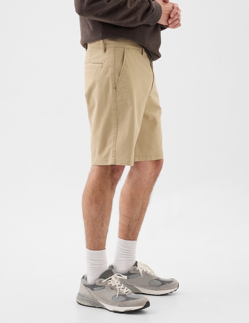 9" Essential Khaki Shorts