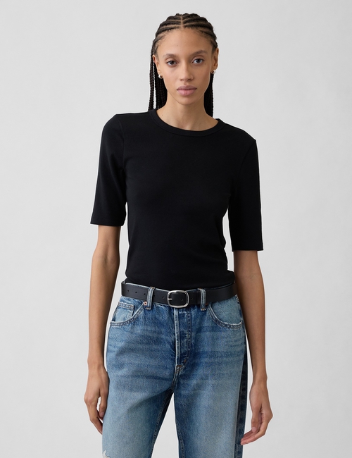 Modern Elbow-Sleeve T-Shirt