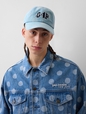 Gap × Awake NY Dotted Denim Baseball Hat