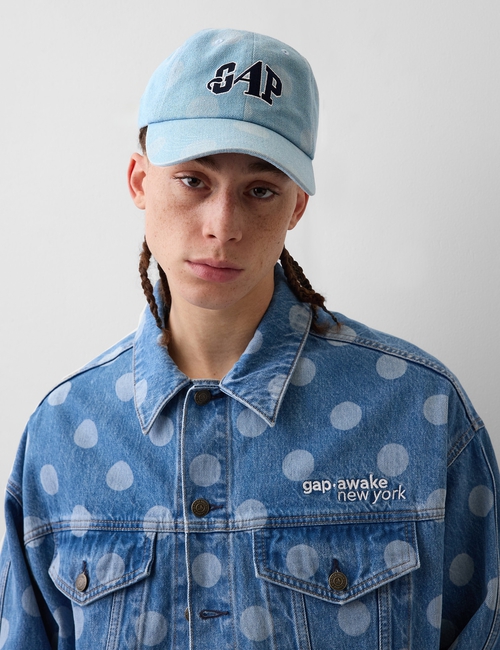 Gap × Awake NY Dotted Denim Baseball Hat