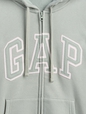 Relaxed Gap Logo Zip Hoodie
