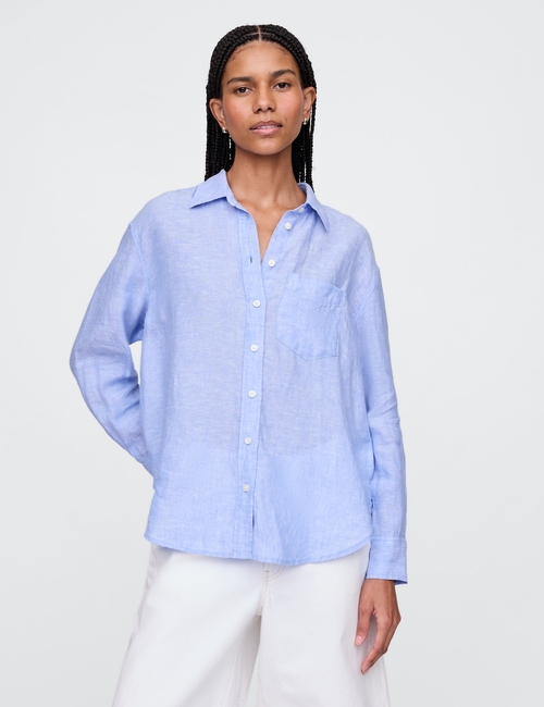 100% Linen Oversized Shirt