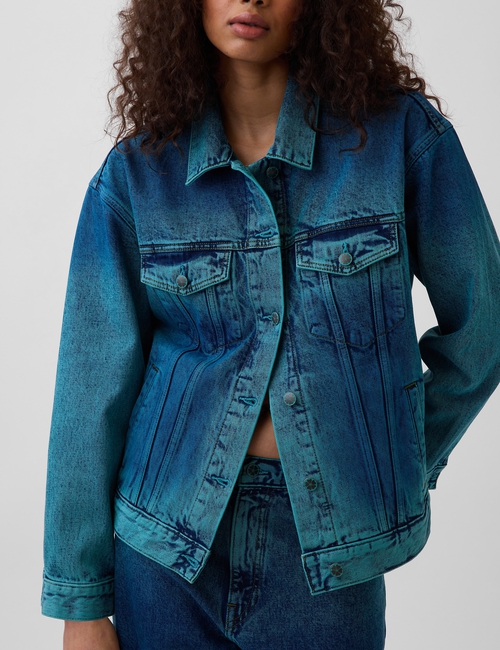 Gap × HFR Oversized Icon Denim Jacket by IGDALYAH