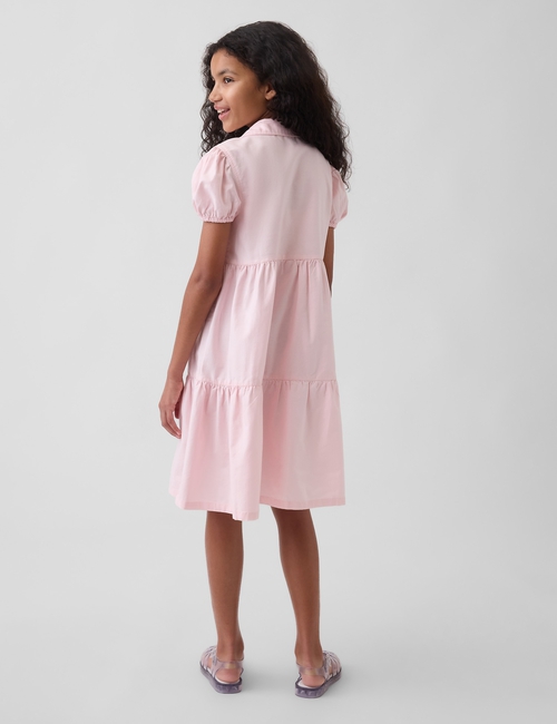 Kids Brannan Bear Tiered Shirtdress