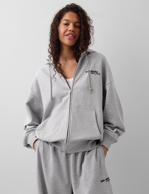 Gap × Awake NY Heavyweight Oversized Logo Zip Hoodie