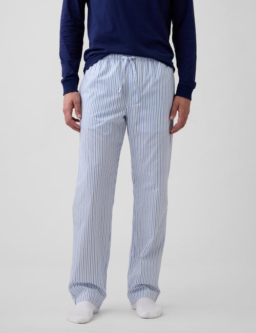 Relaxed Poplin PJ Pants