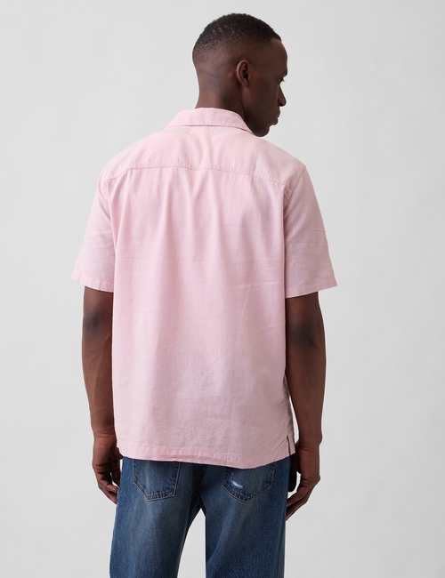 Linen-Blend Vacay Shirt in Standard Fit
