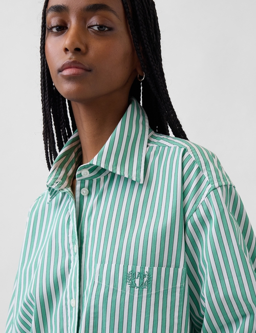 Organic Cotton Poplin Big Shirt